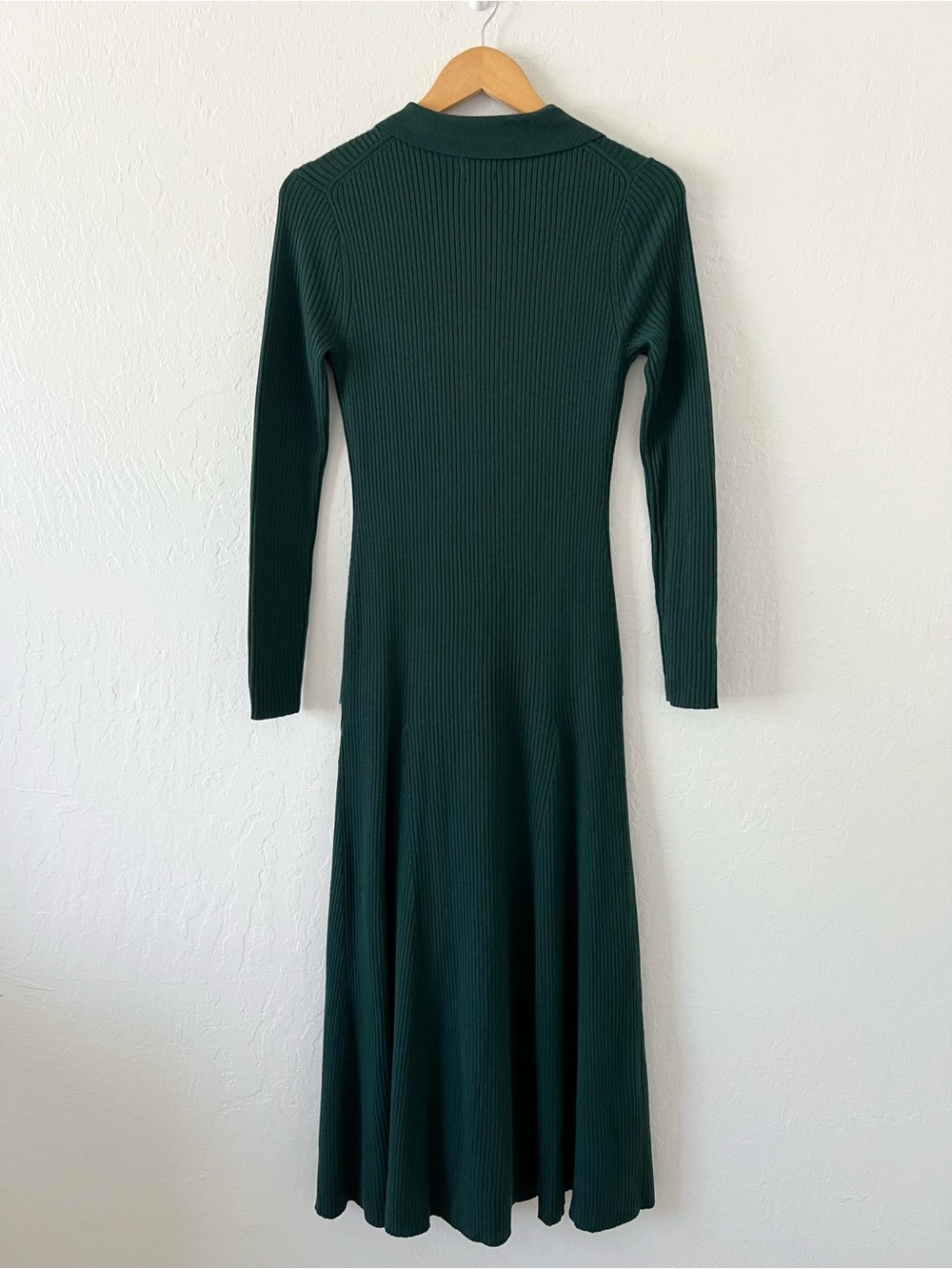 Polo Ralph Lauren Rib-Knit Merino Wool Polo Sweater Dress - Picture 9 of 13
